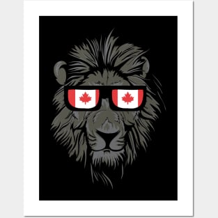 Canadian King Lion Posters and Art